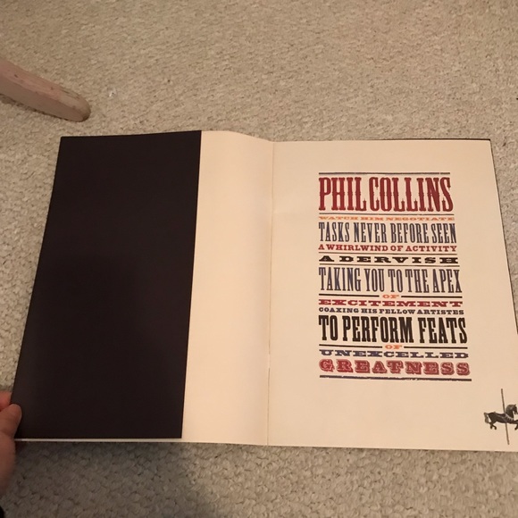 Phil Collins The Serious Tour 1990 concert program - Picture 3 of 4